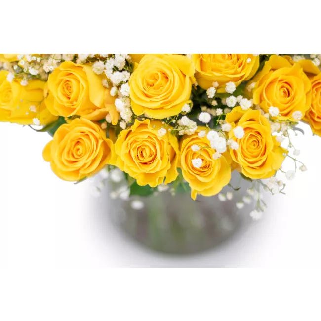 Bouquet of yellow roses